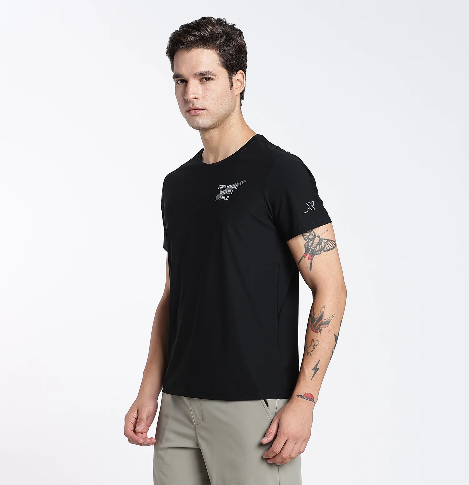 ActiveFlex Anti-UV T-Shirt - Black - Image 3