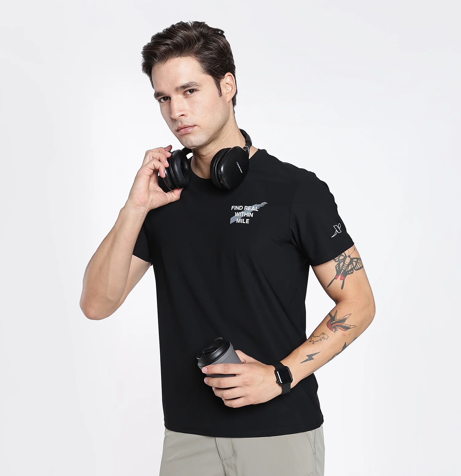 ActiveFlex Anti-UV T-Shirt - Black - Image 5