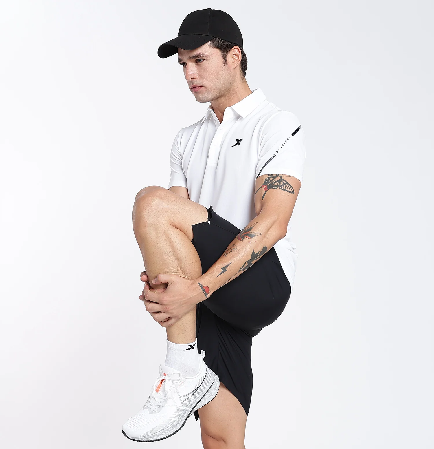 Comfort Knit Polo T-Shirt - Pearl White - Image 5