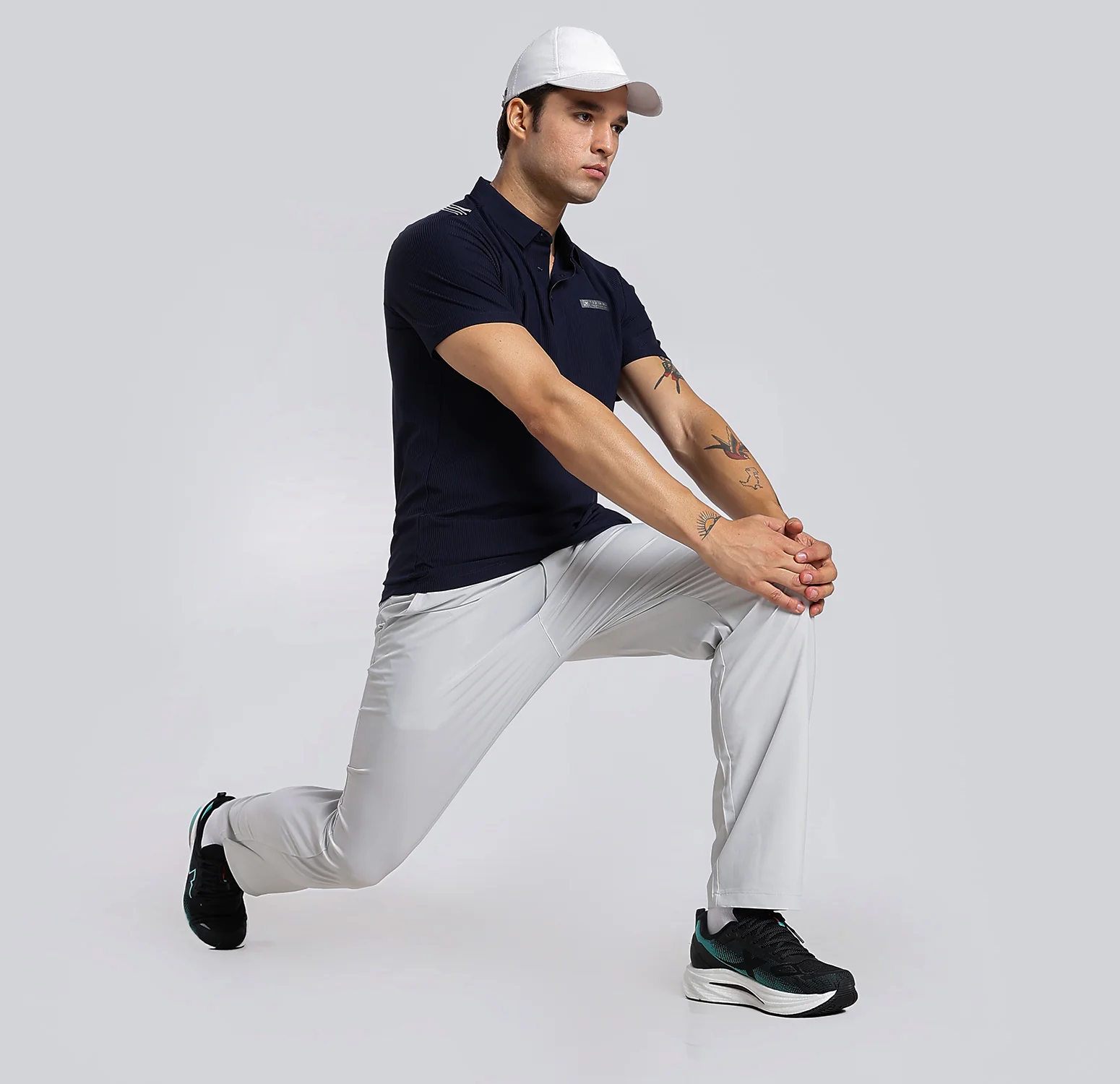 Elastic Weave Quick-Dry Pants - Grey - Image 6