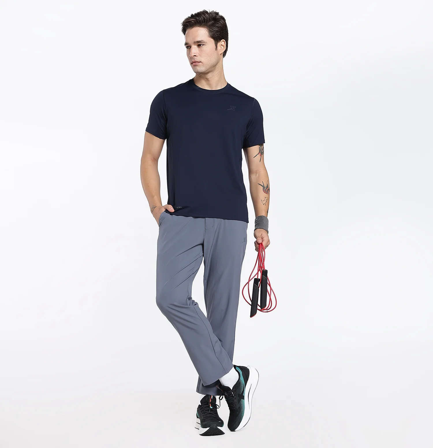 Elastic Weave Quick-Dry Pants - Searock Grey - Image 6