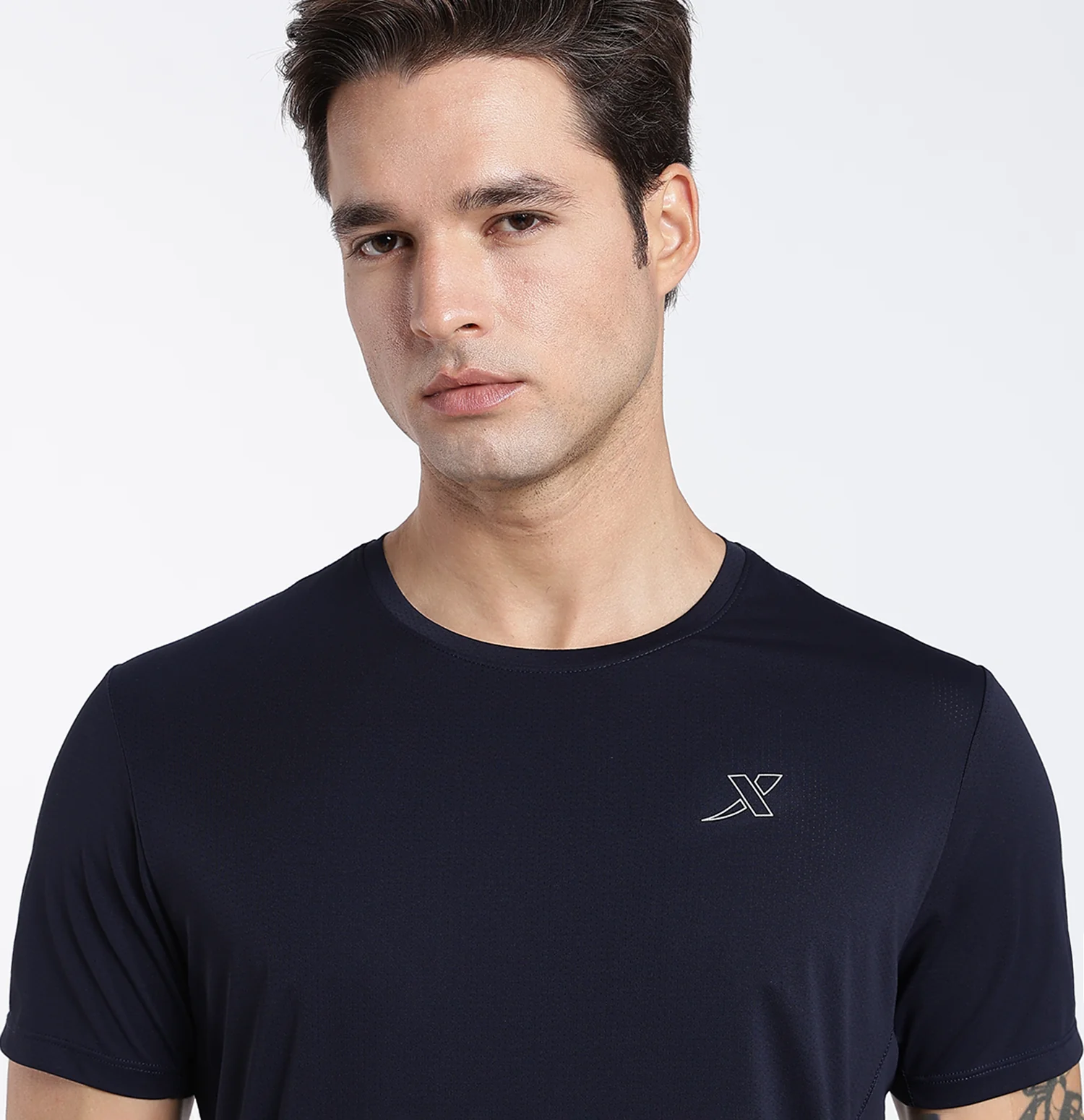 Ice-Cooling Anti-Bacterial T-shirt Night Blue - Image 4