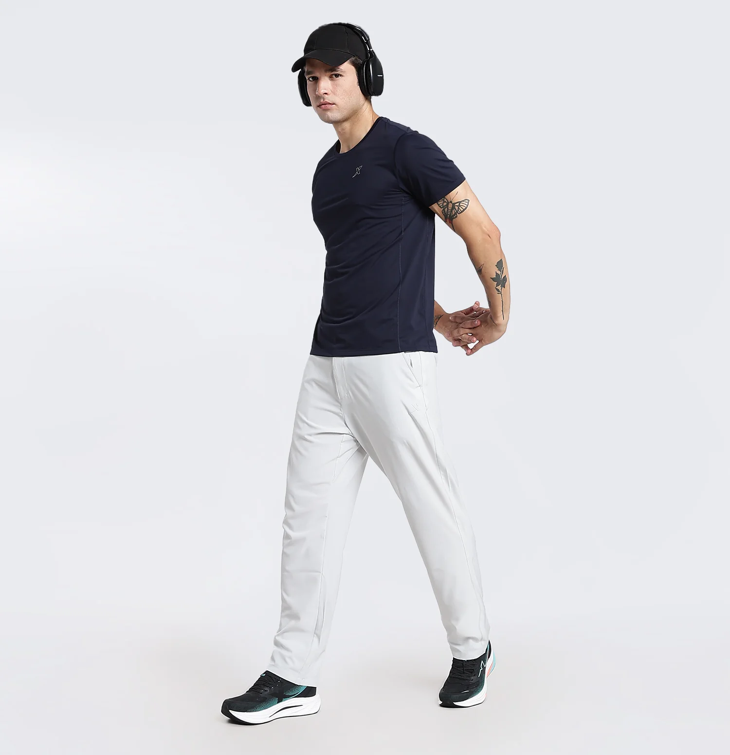 Ice-Cooling Anti-Bacterial T-shirt Night Blue - Image 5