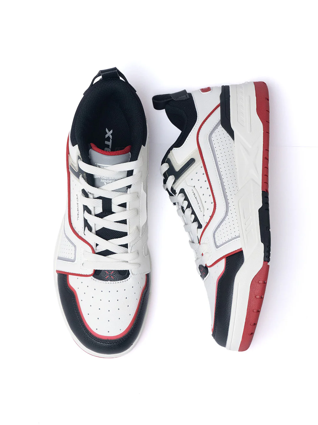 Dynamic Foam Basketball Shoe - White/Red - Image 11