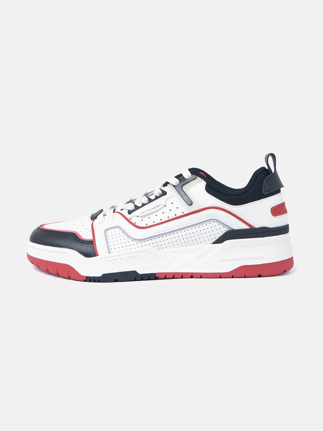 Dynamic Foam Basketball Shoe - White/Red - Image 3