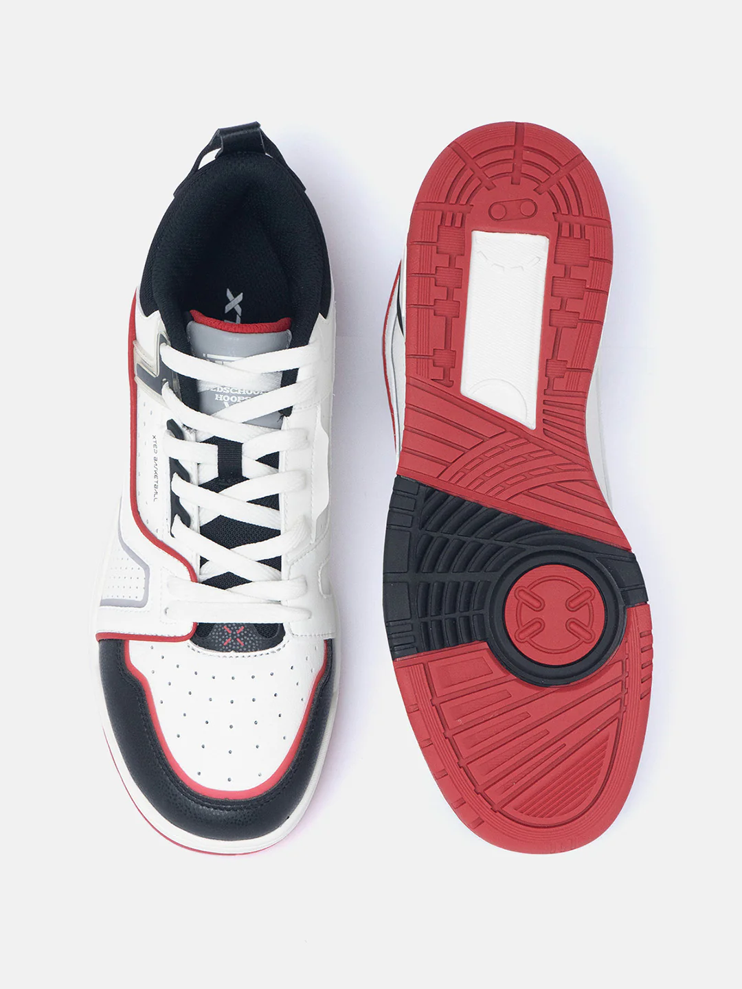 Dynamic Foam Basketball Shoe - White/Red - Image 9