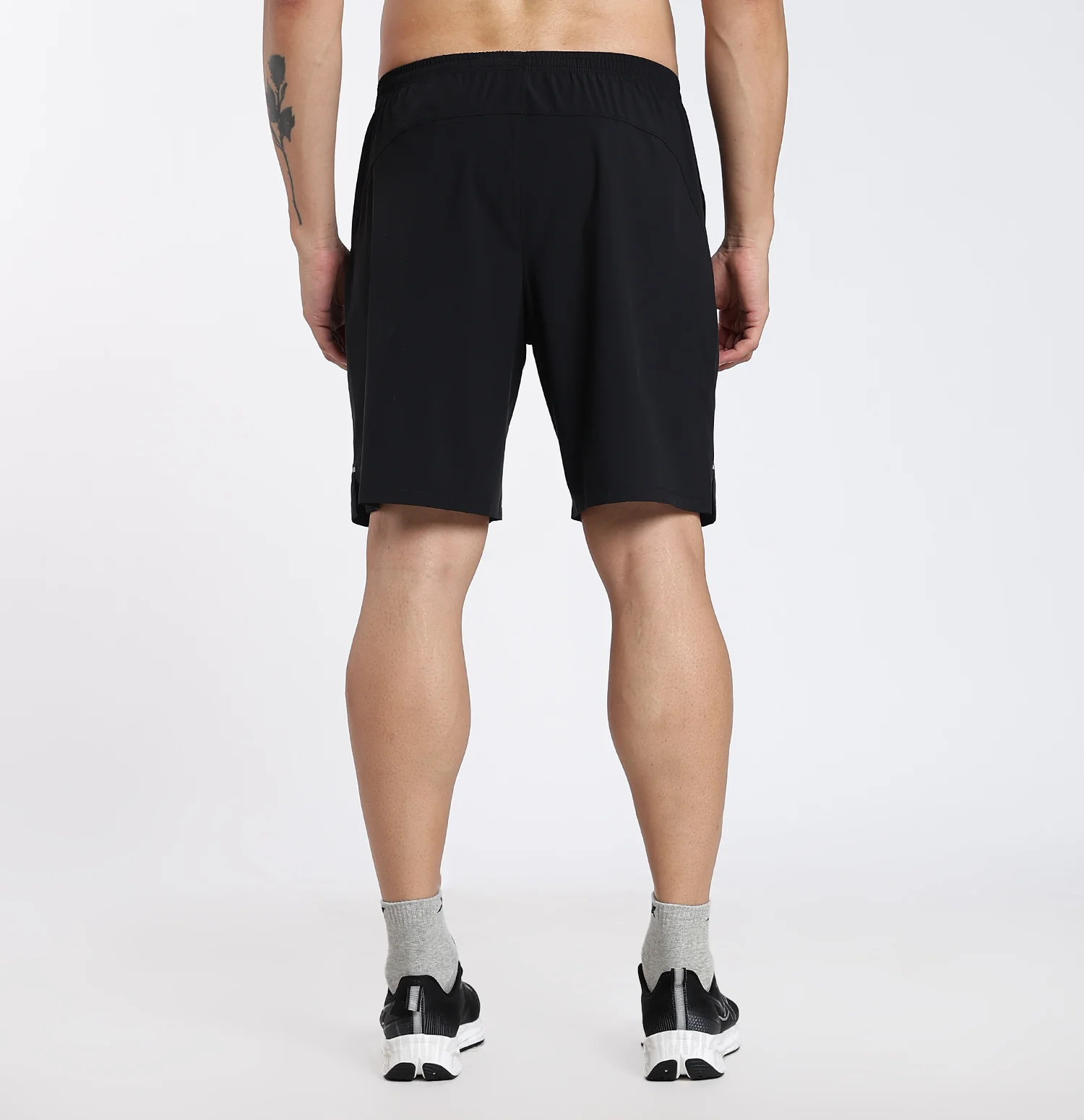 SmoothWeave Woven Shorts - Black - Image 2