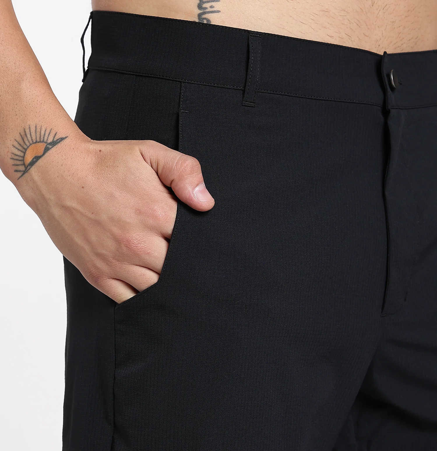 SoftTwill Dry Active Shorts - Black - Image 4