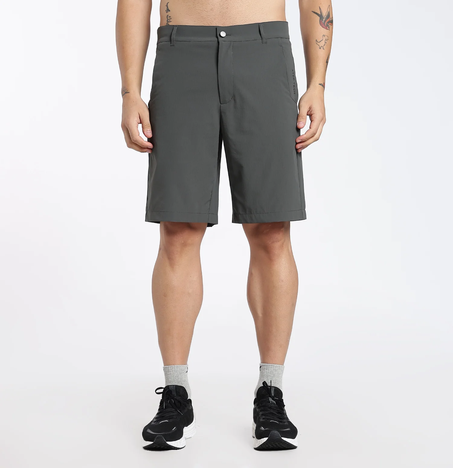 SoftTwill Dry Active Shorts - Grey