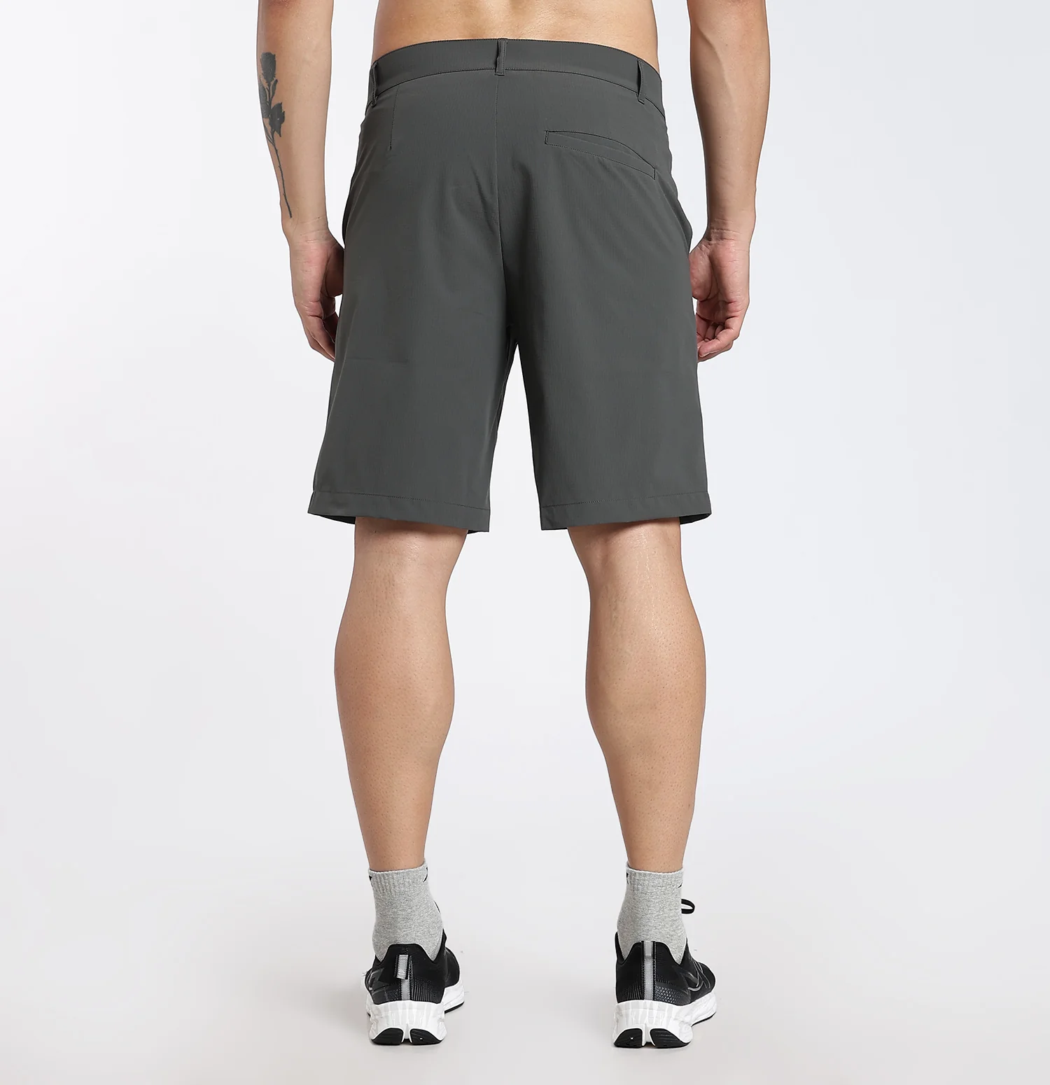 SoftTwill Dry Active Shorts - Grey - Image 2