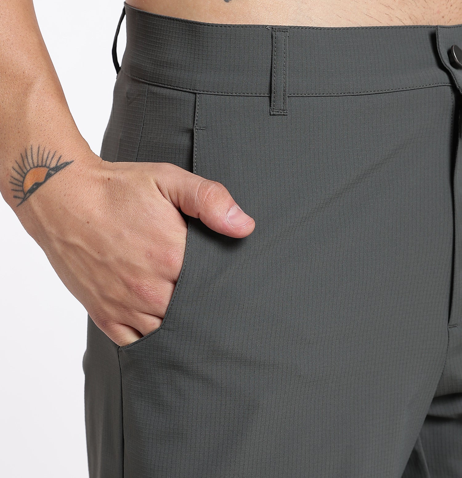 SoftTwill Dry Active Shorts - Grey - Image 4