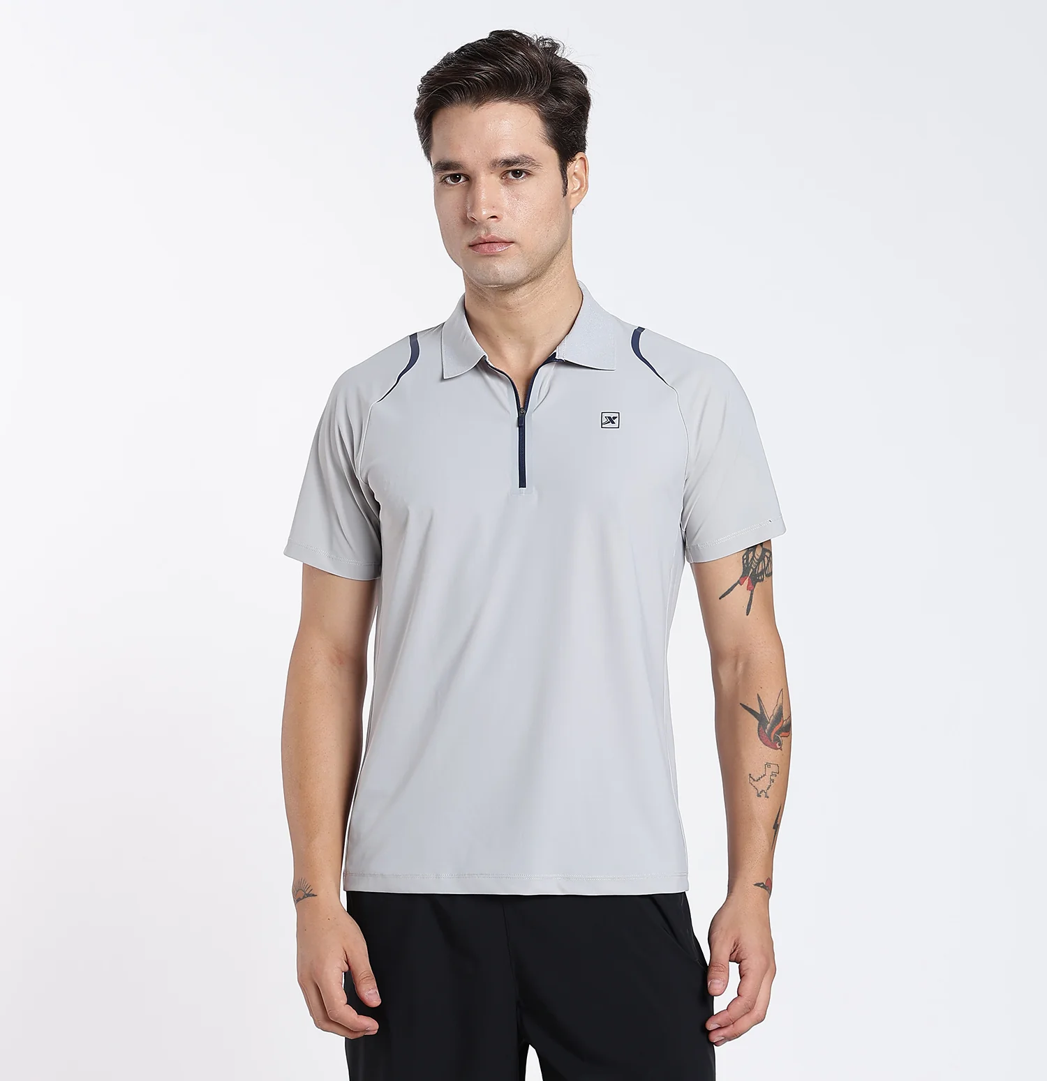 WarpKnit Performance Polo T-Shirt - Cadet Grey