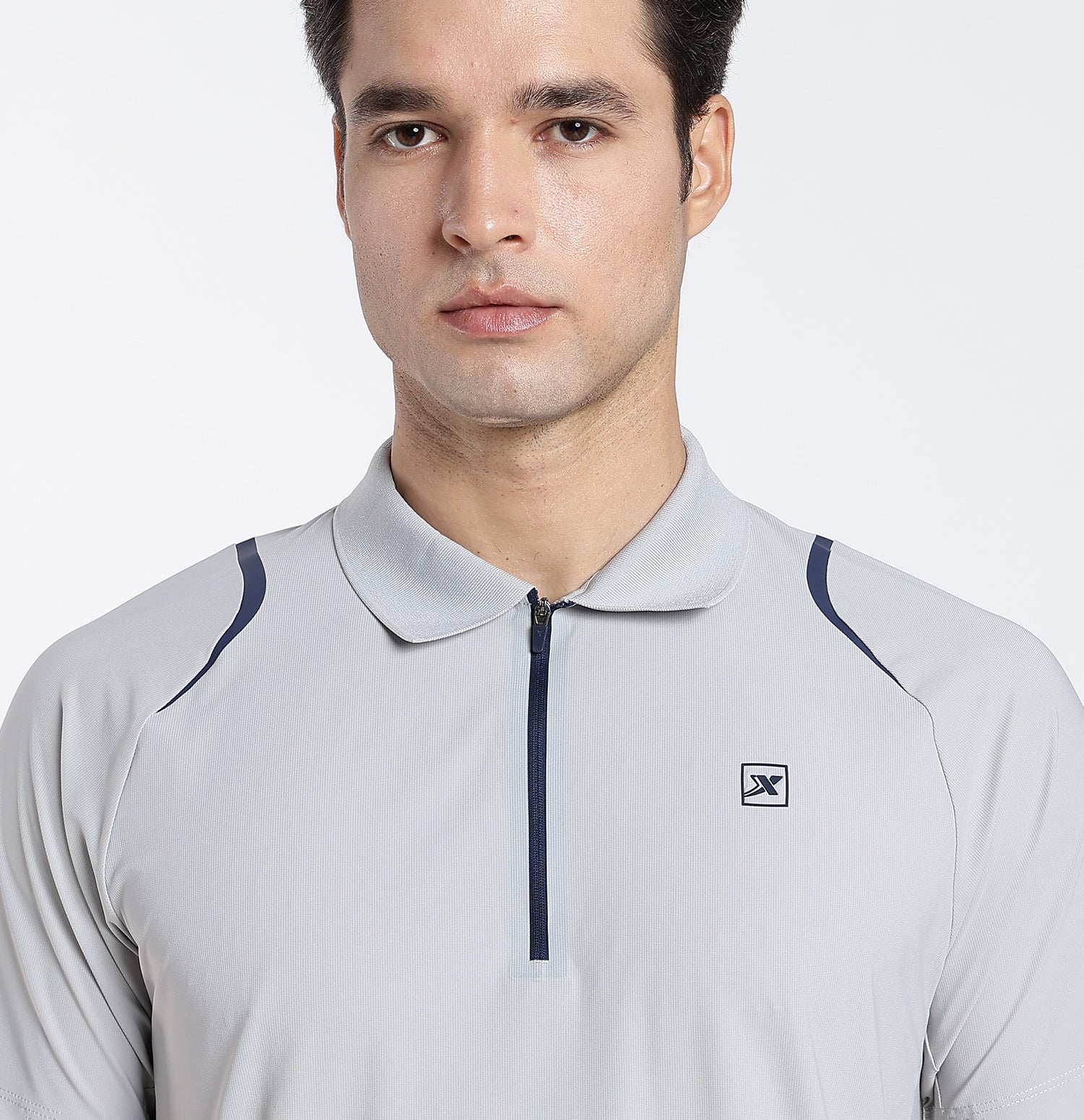 WarpKnit Performance Polo T-Shirt - Cadet Grey - Image 4