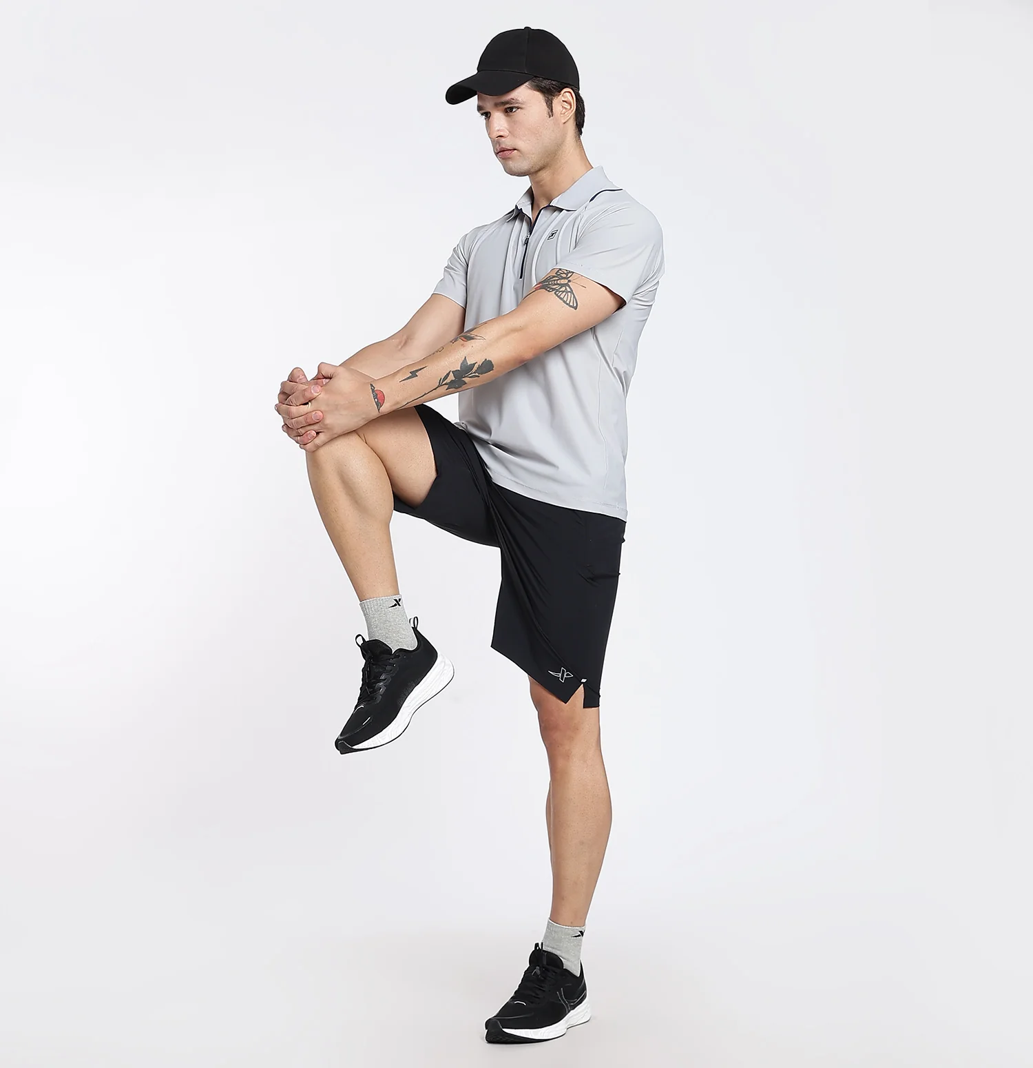 WarpKnit Performance Polo T-Shirt - Cadet Grey - Image 6