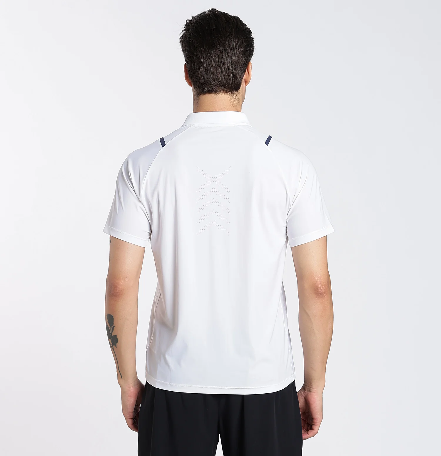 WarpKnit Performance Polo T-Shirt - Pearl White - Image 2