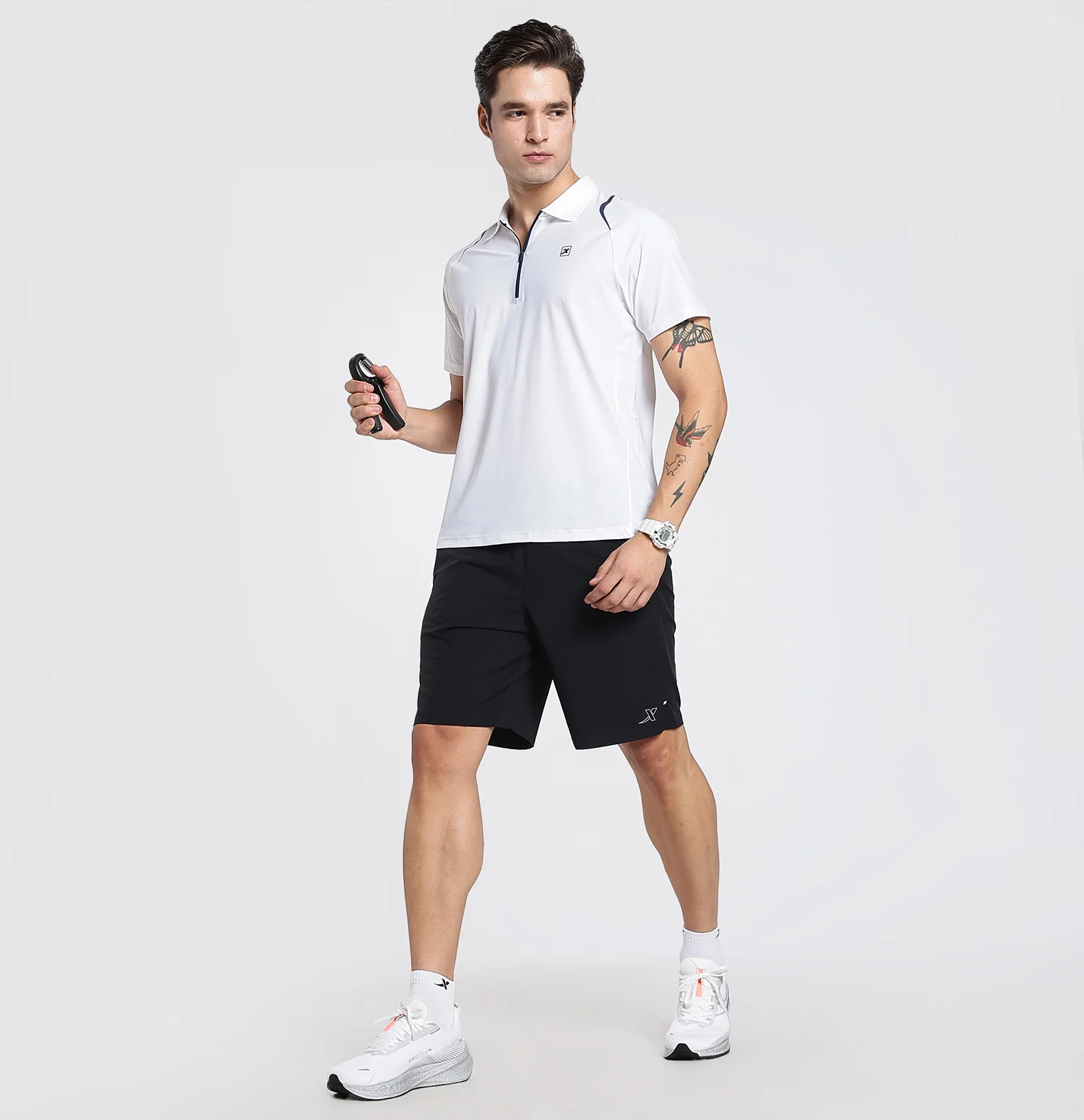 WarpKnit Performance Polo T-Shirt - Pearl White - Image 5