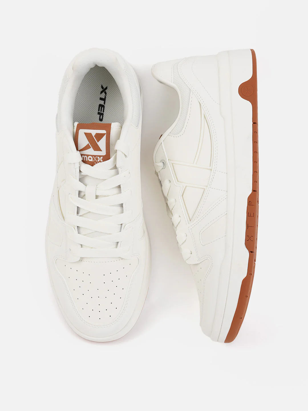 Non-Marking Skateboarding Sneakers - White/Black - Image 12