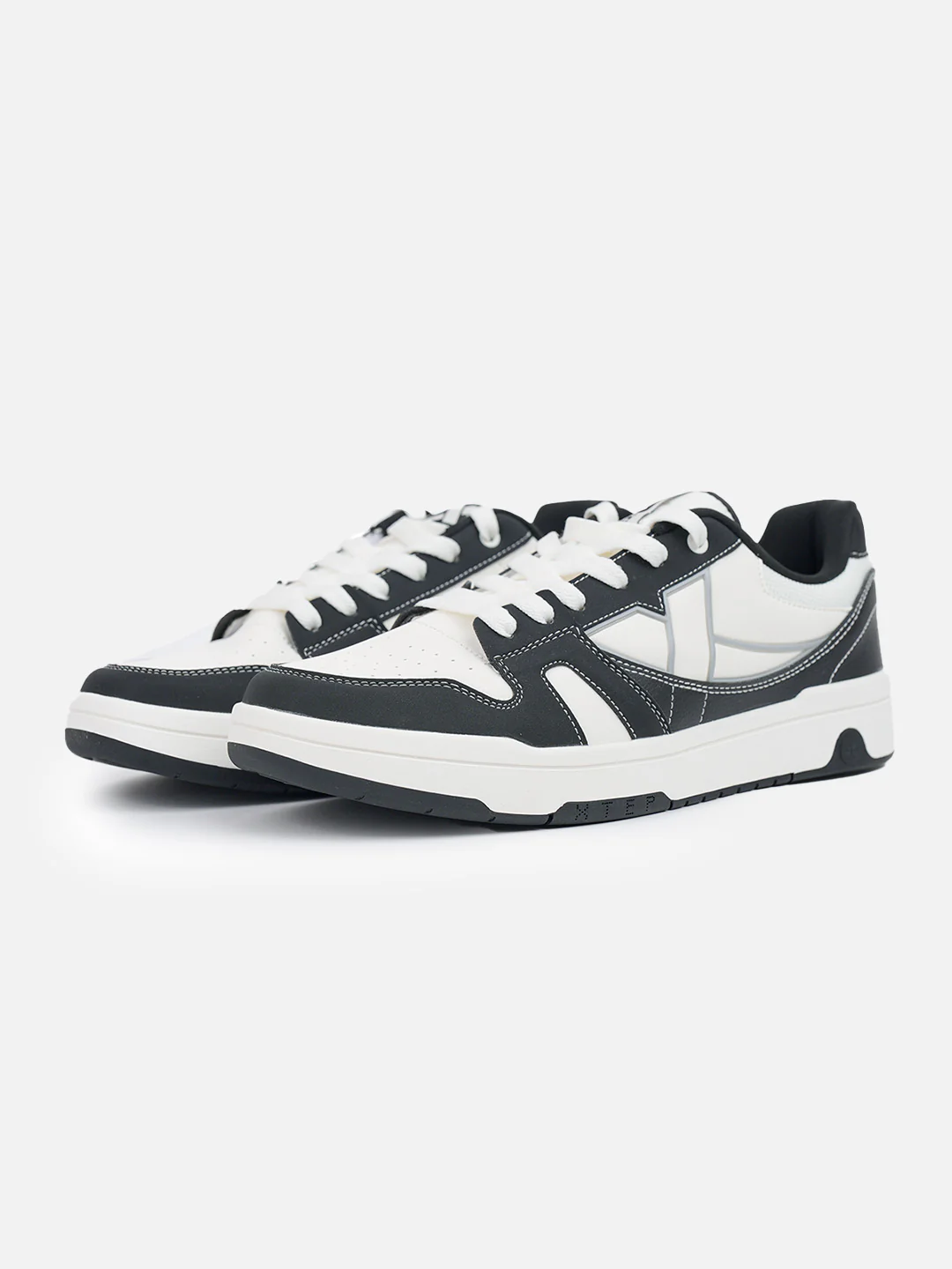 Non-Marking Skateboarding Sneakers - White/Black - Image 16