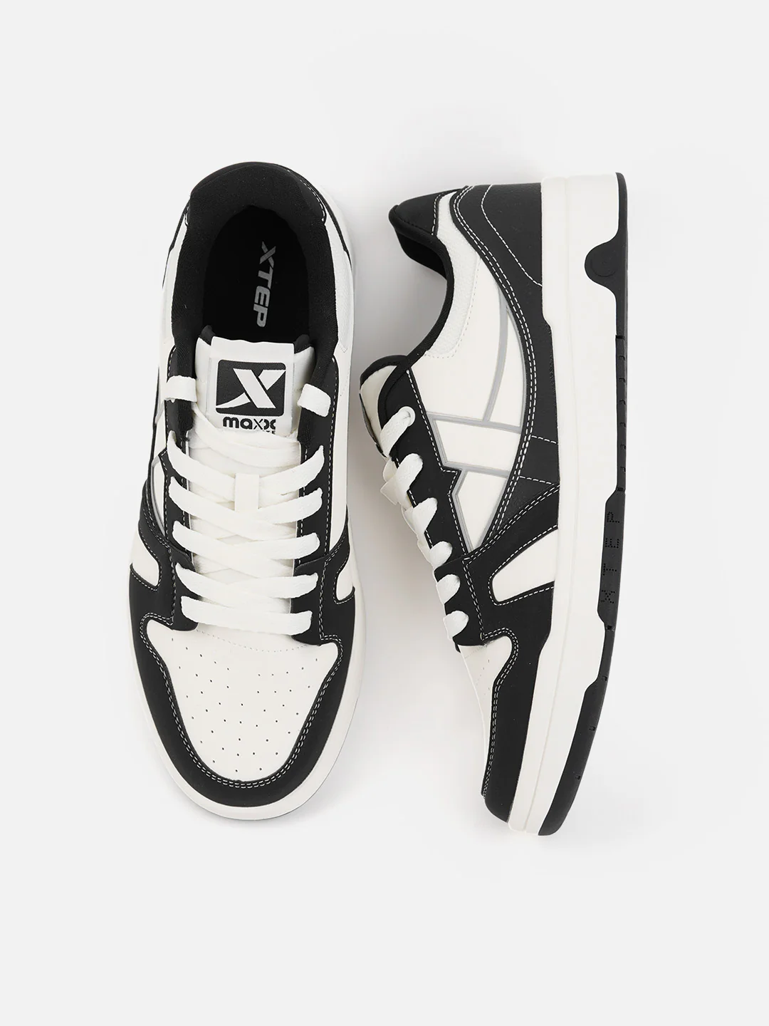 Non-Marking Skateboarding Sneakers - White/Black - Image 17