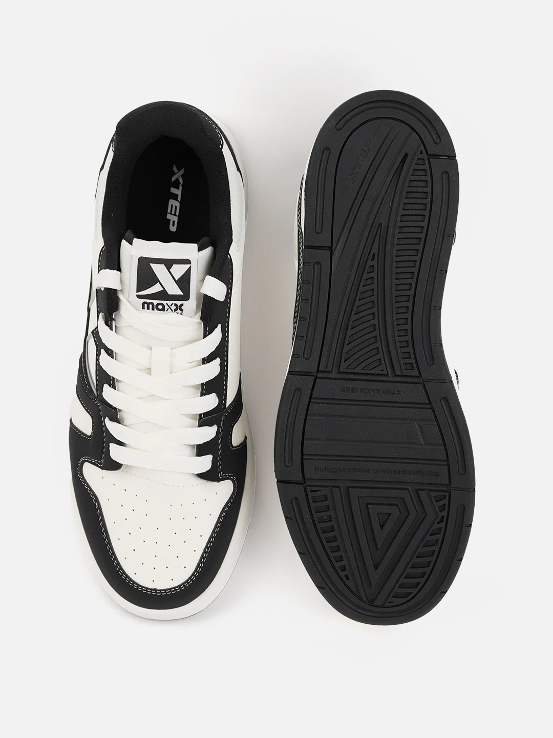 Non-Marking Skateboarding Sneakers - White/Black - Image 23