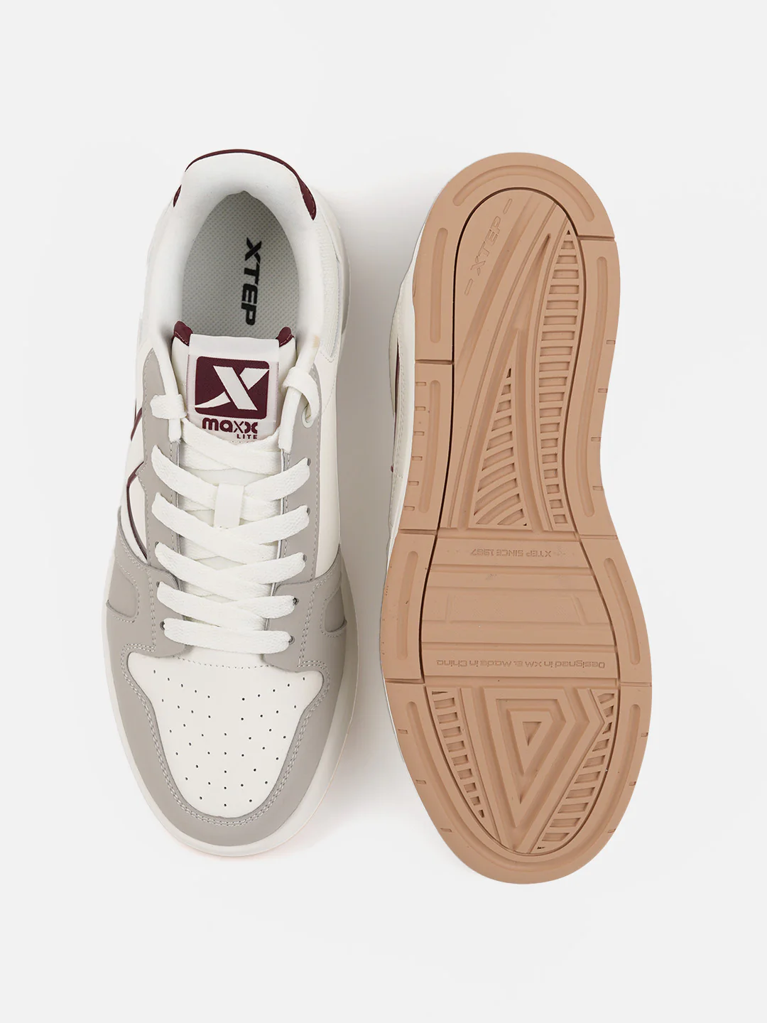 Non-Marking Skateboarding Sneakers - White/Black - Image 42