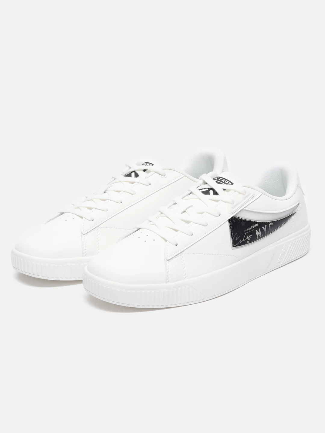 Classic Skateboarding Sneakers - Black White - Image 10