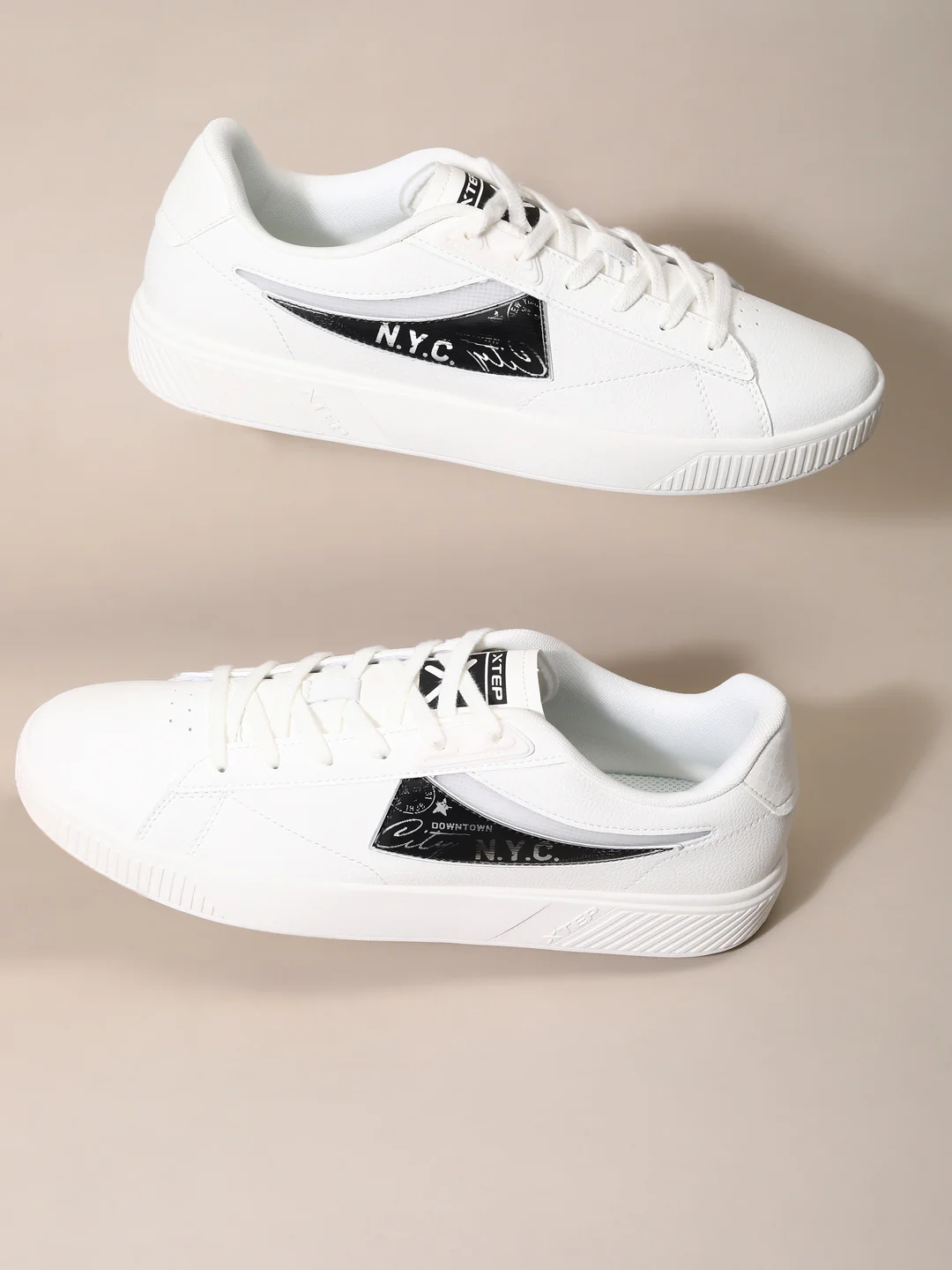 Classic Skateboarding Sneakers - Black White - Image 26