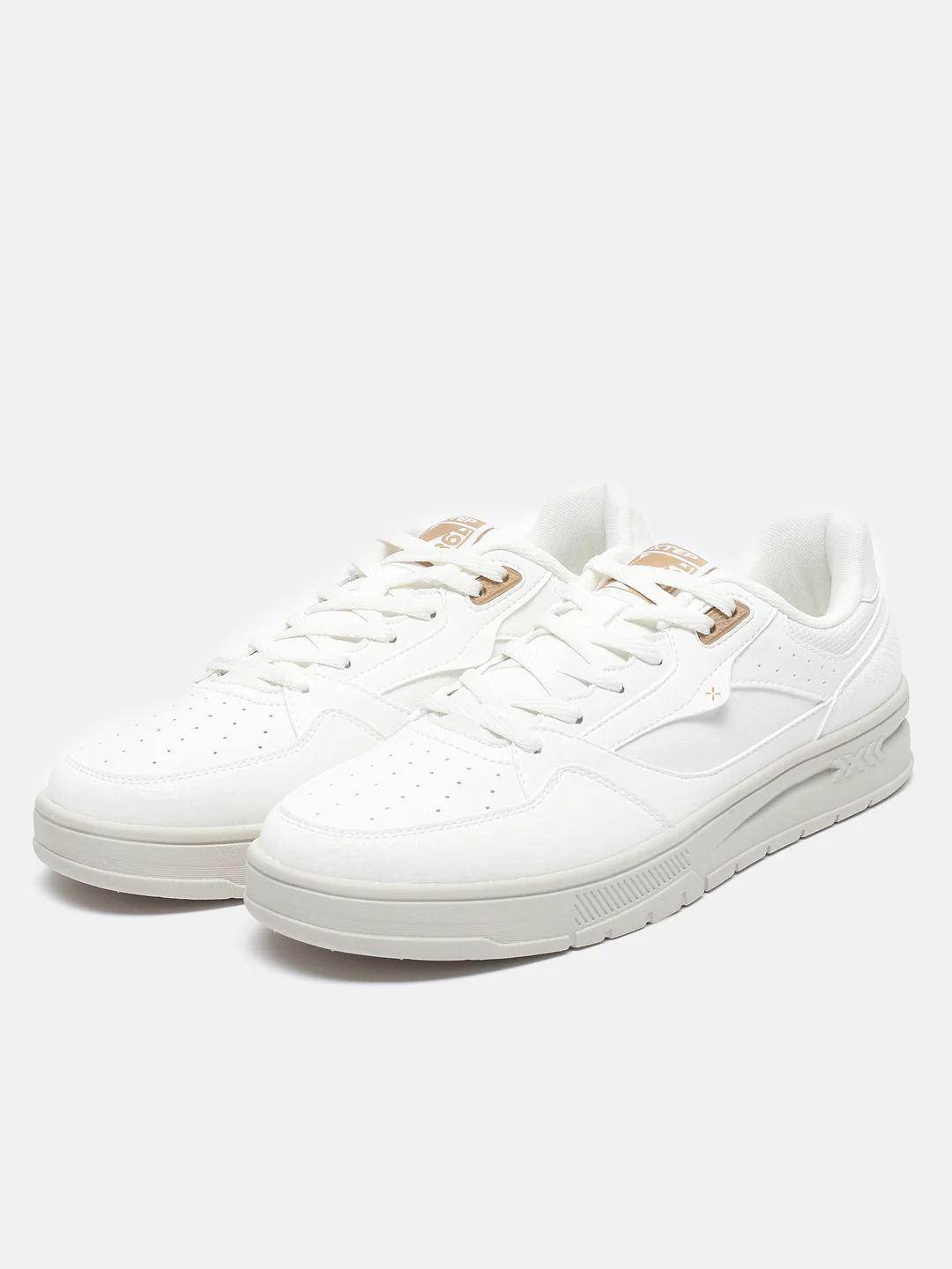Classic Skateboarding Sneakers - White/Green - Image 13