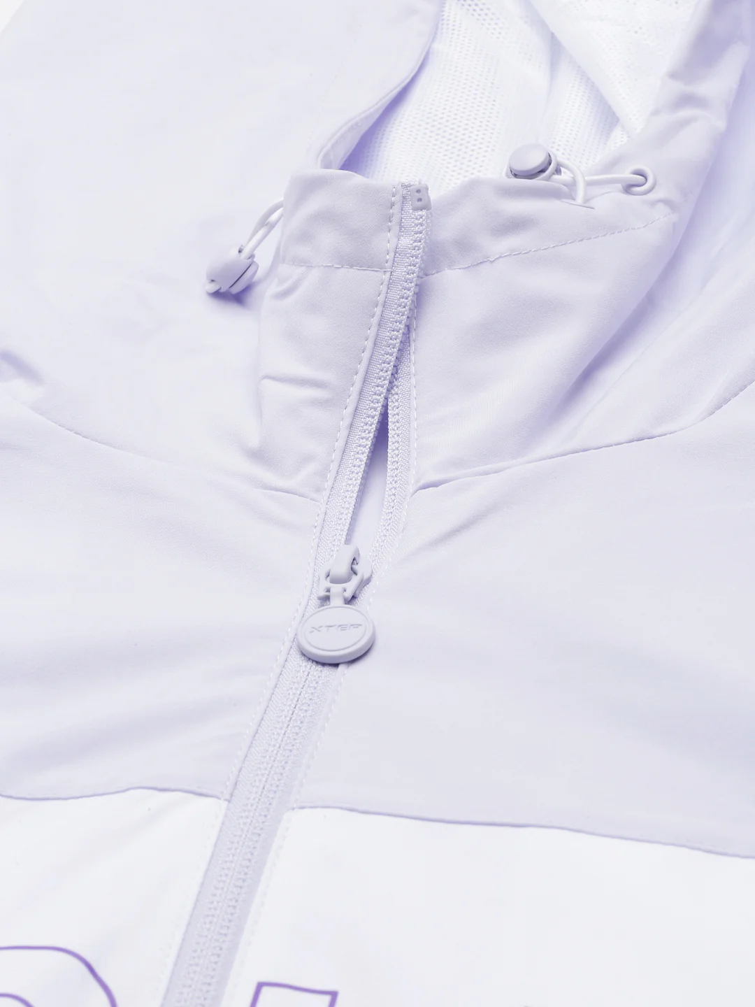 Colorblock Varsity Windcheater - Purple/White - Image 11