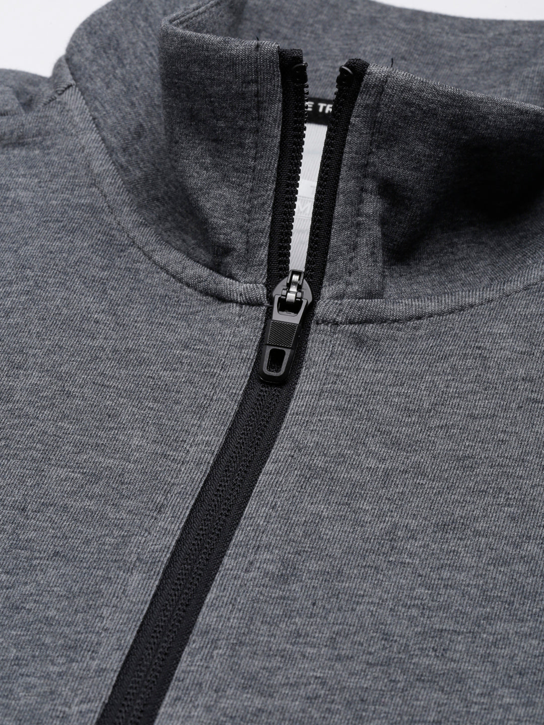 Comfort Knitted Training Jacket - Heather/Black - Image 9