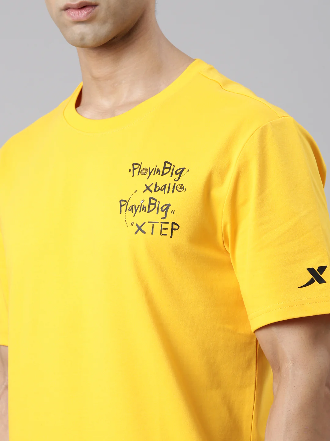 Comfort Basketball Short-Sleeve T-Shirt - Brown/Yellow - Image 13