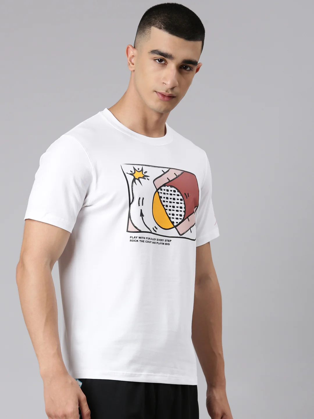 Basketball Short-Sleeve T-Shirt - Black/Yellow - Image 18