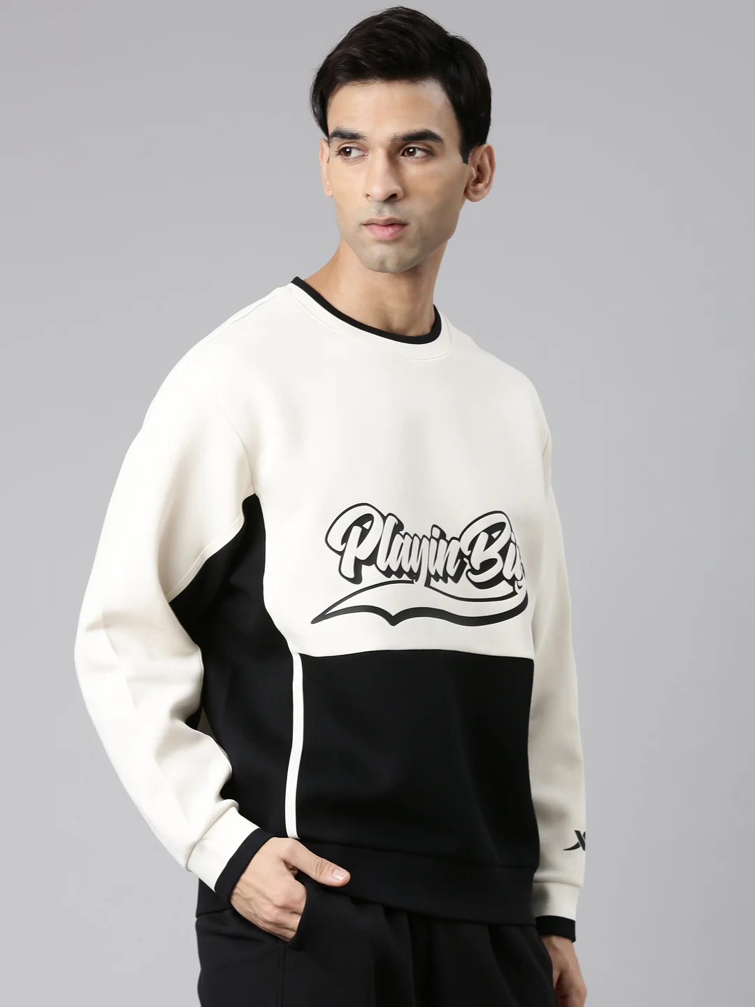 Comfort Basketball Sweatershirt - Pink/White - Image 4