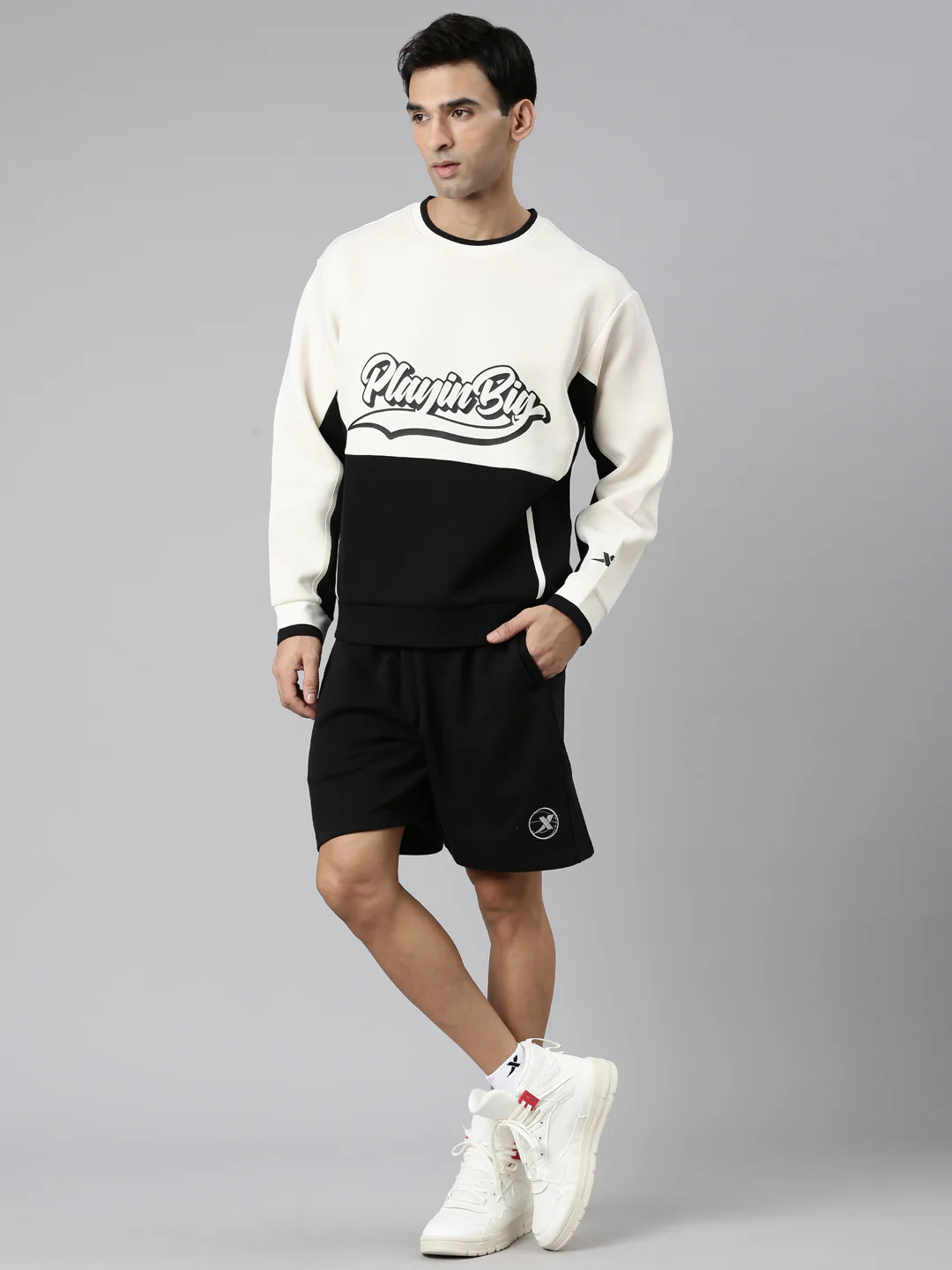 Comfort Basketball Sweatershirt - Pink/White - Image 6