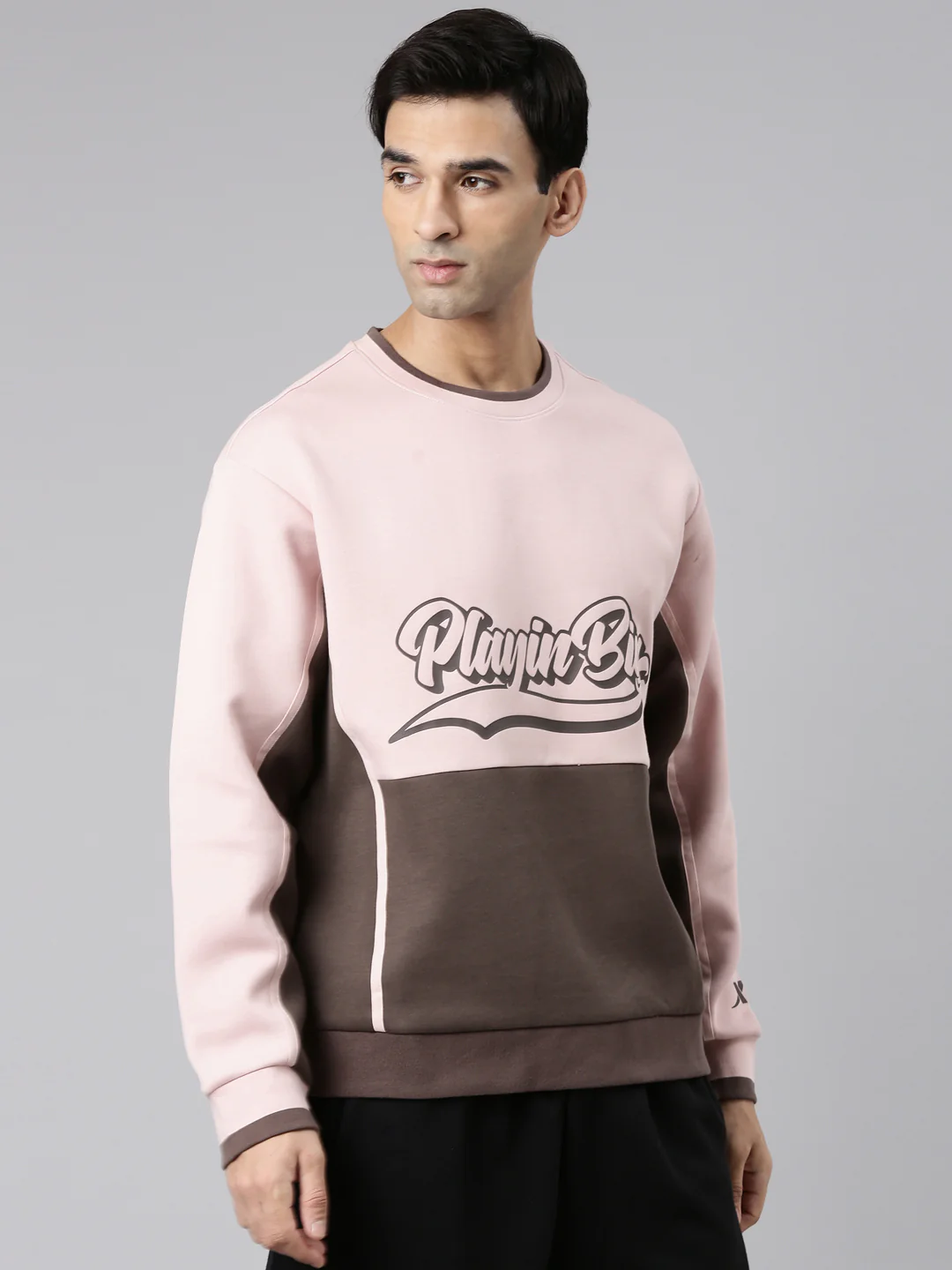 Comfort Basketball Sweatershirt - Pink/White - Image 9