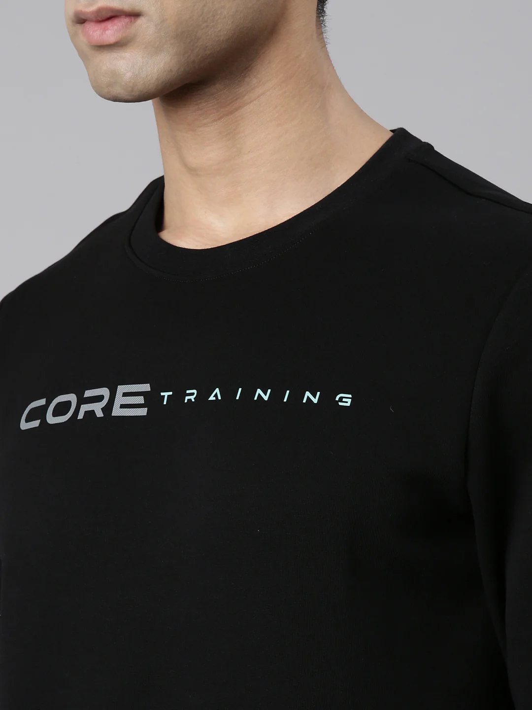 Seamless Running Sweatshirt - Blue/Black - Image 10
