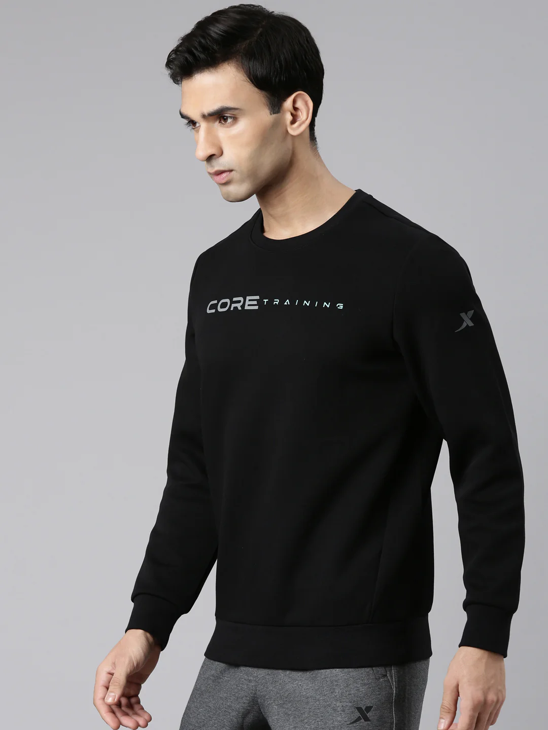 Seamless Running Sweatshirt - Blue/Black - Image 11