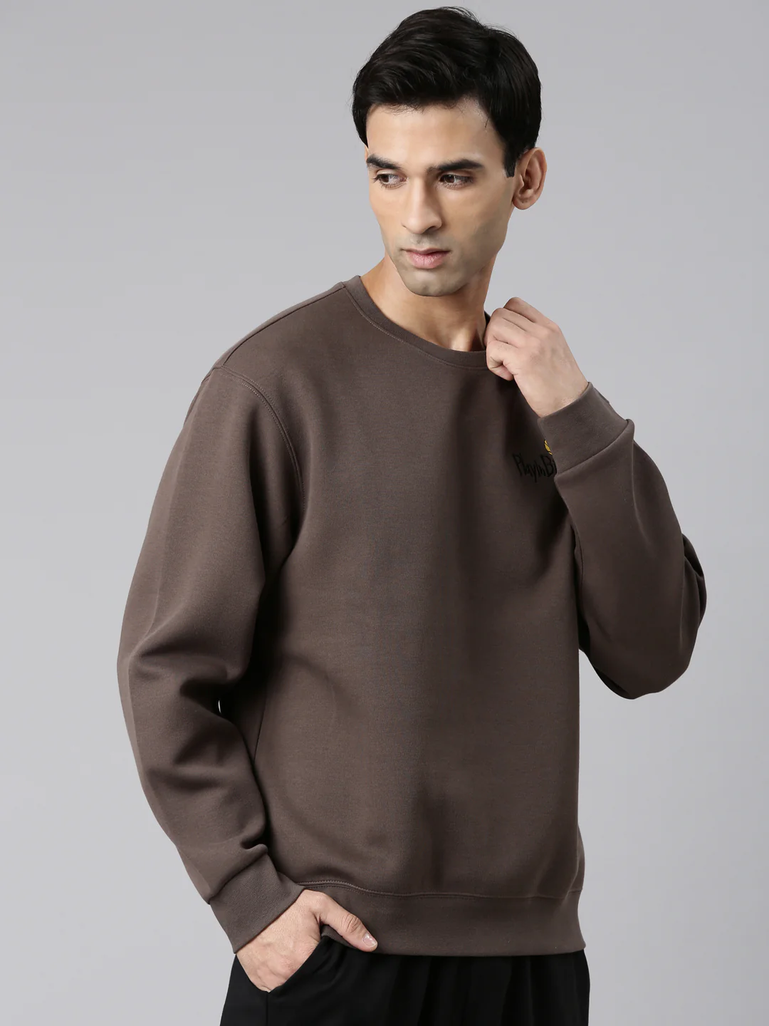 Comfort Basketball Sweatershirt - Pink/Brown - Image 11