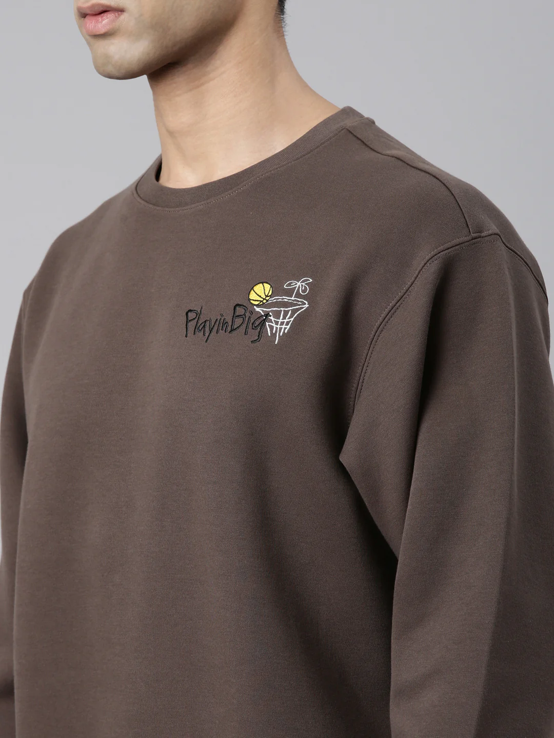 Comfort Basketball Sweatershirt - Pink/Brown - Image 13