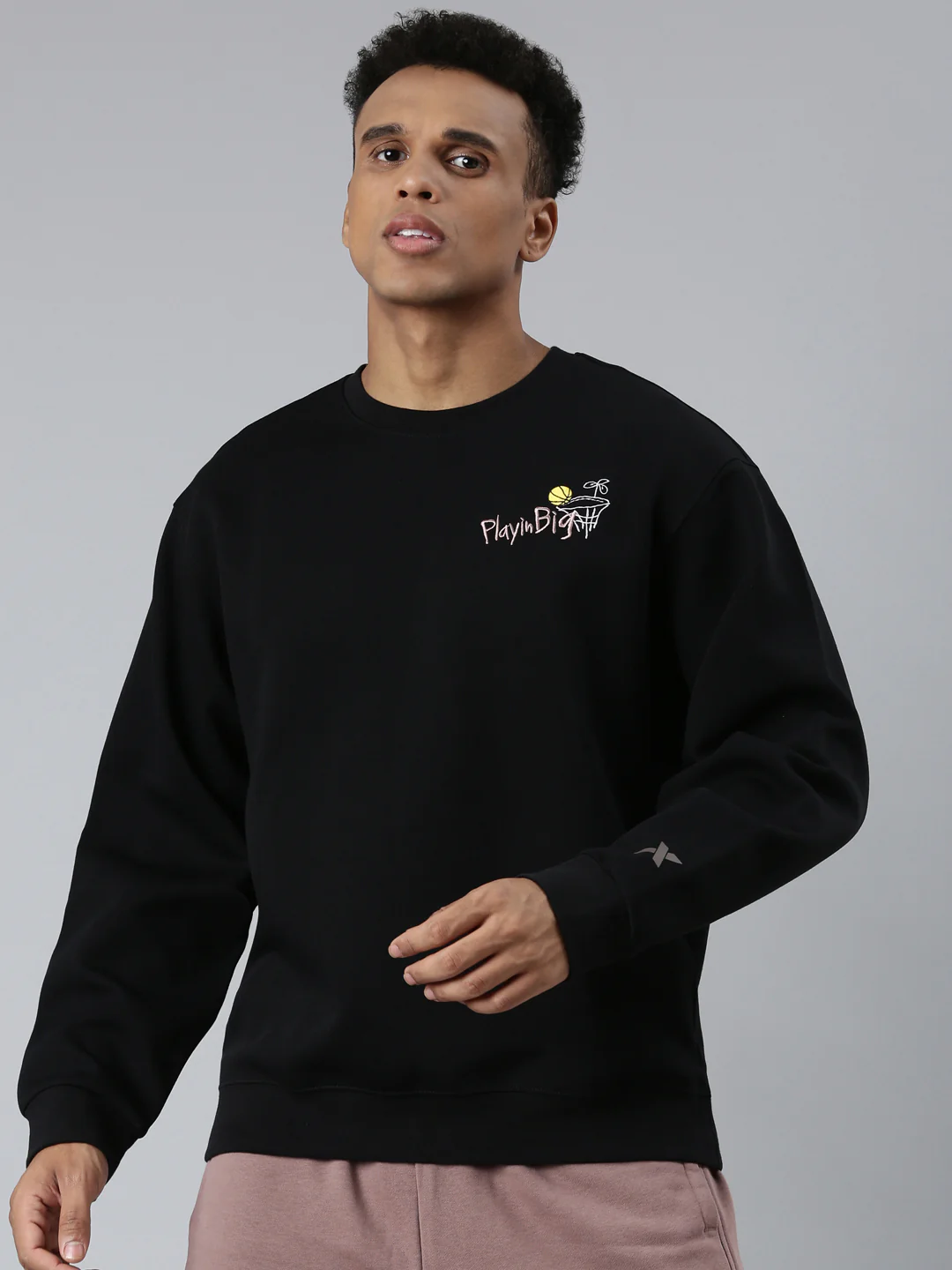 Comfort Basketball Sweatershirt - Pink/Brown - Image 17