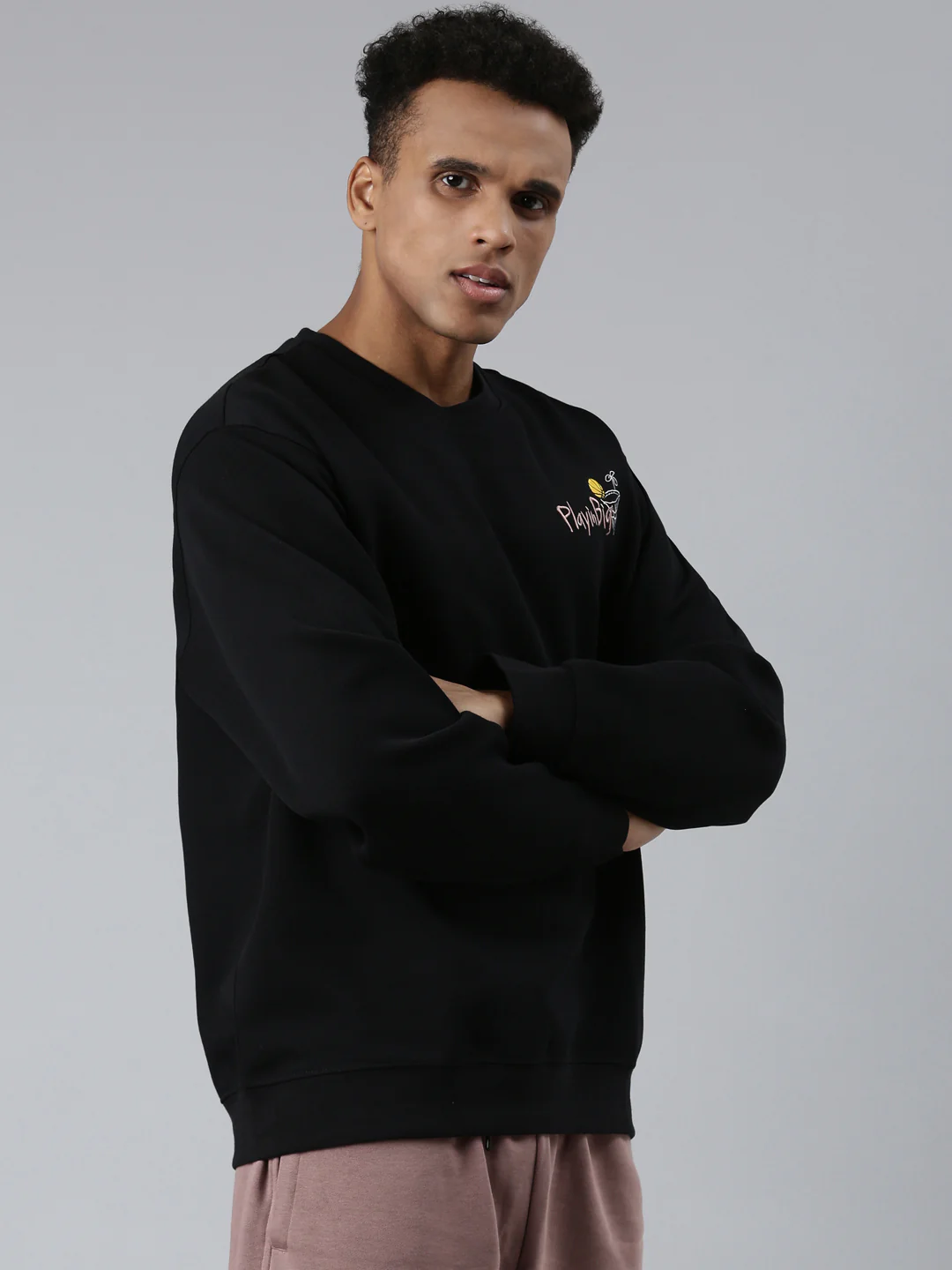 Comfort Basketball Sweatershirt - Pink/Brown - Image 18
