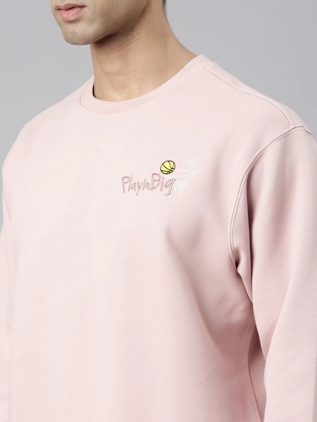 Comfort Basketball Sweatershirt - Pink/Brown - Image 7