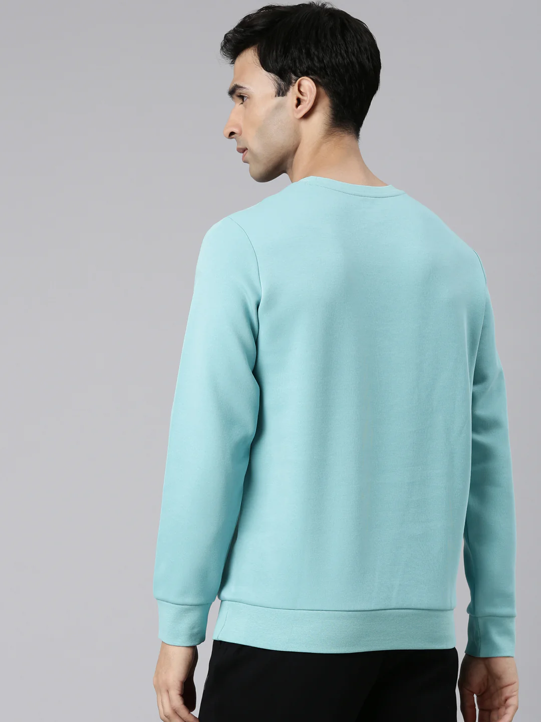 Seamless Running Sweatshirt - Blue/Black - Image 20