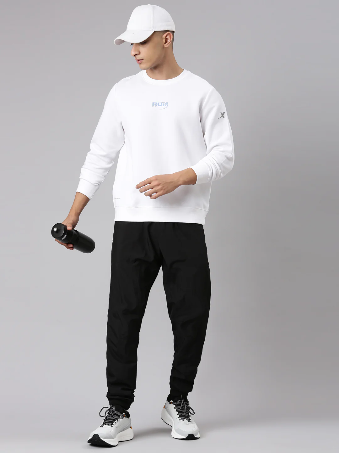 Seamless Running Sweatshirt - Greyish Blue - Image 21