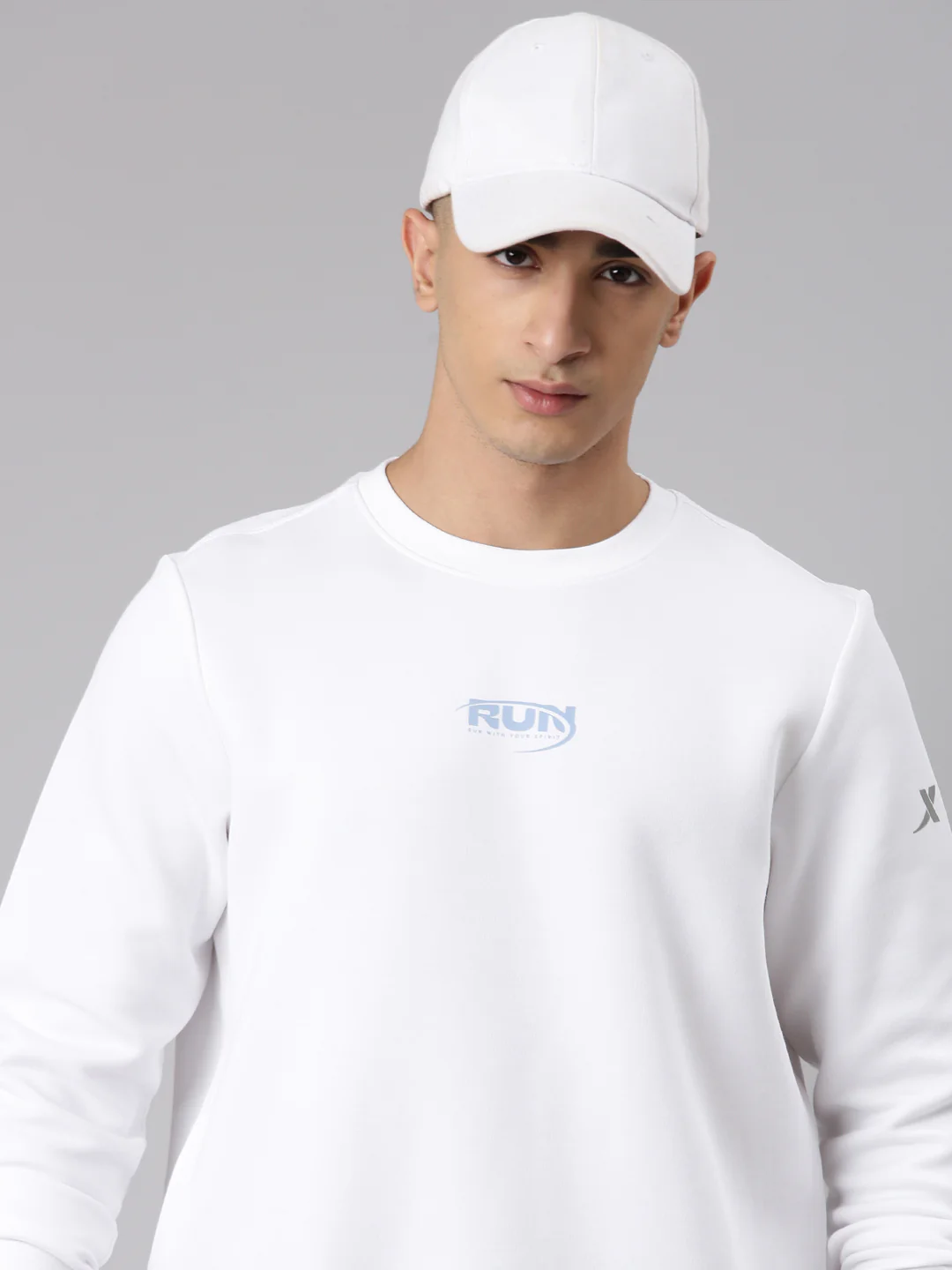 Seamless Running Sweatshirt - Greyish Blue - Image 24