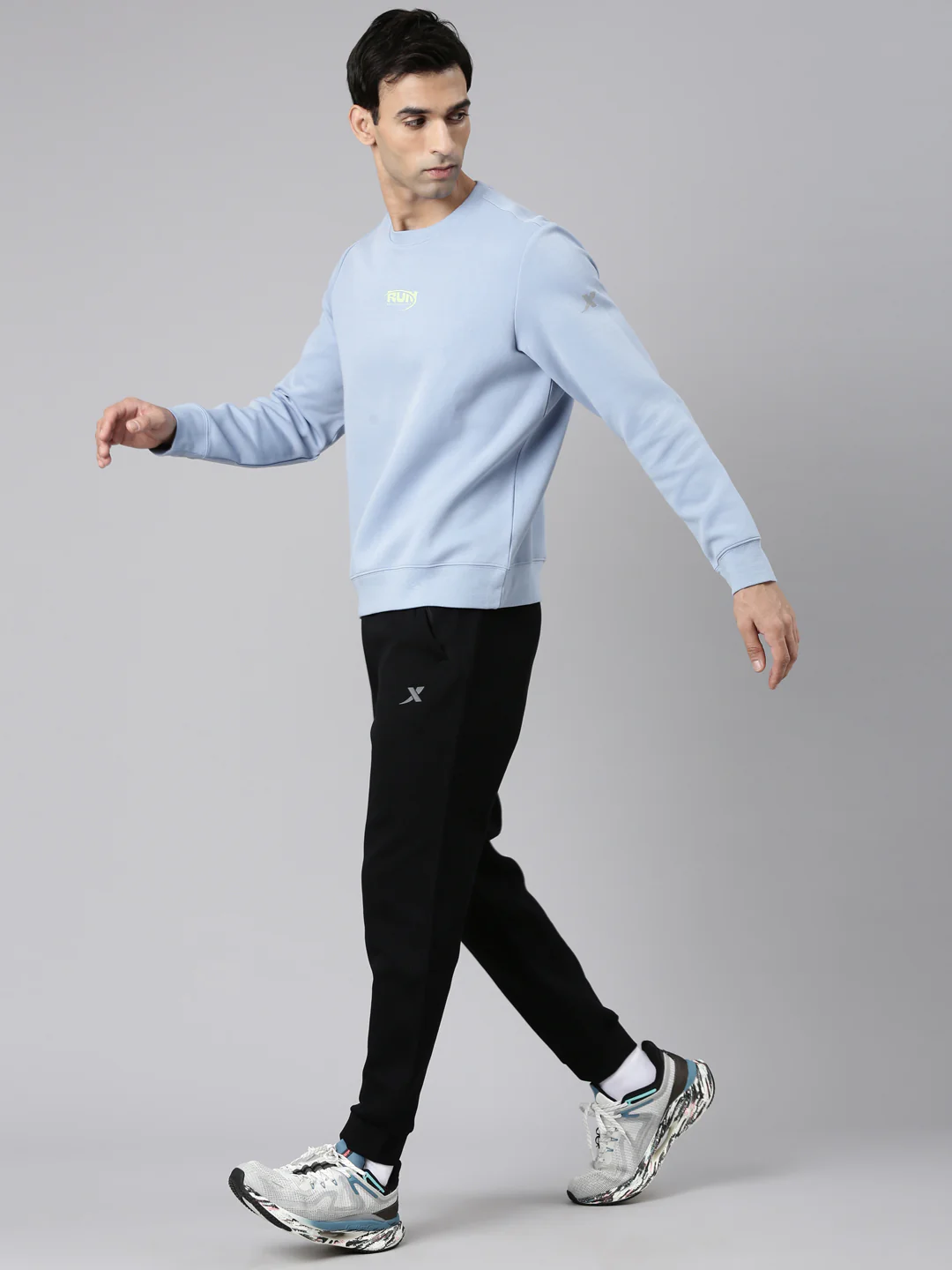 Seamless Running Sweatshirt - Greyish Blue - Image 6