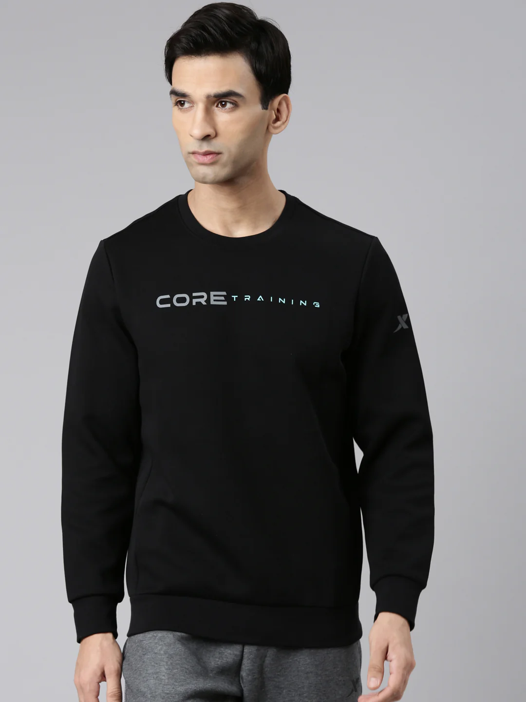 Seamless Running Sweatshirt - Blue/Black - Image 8