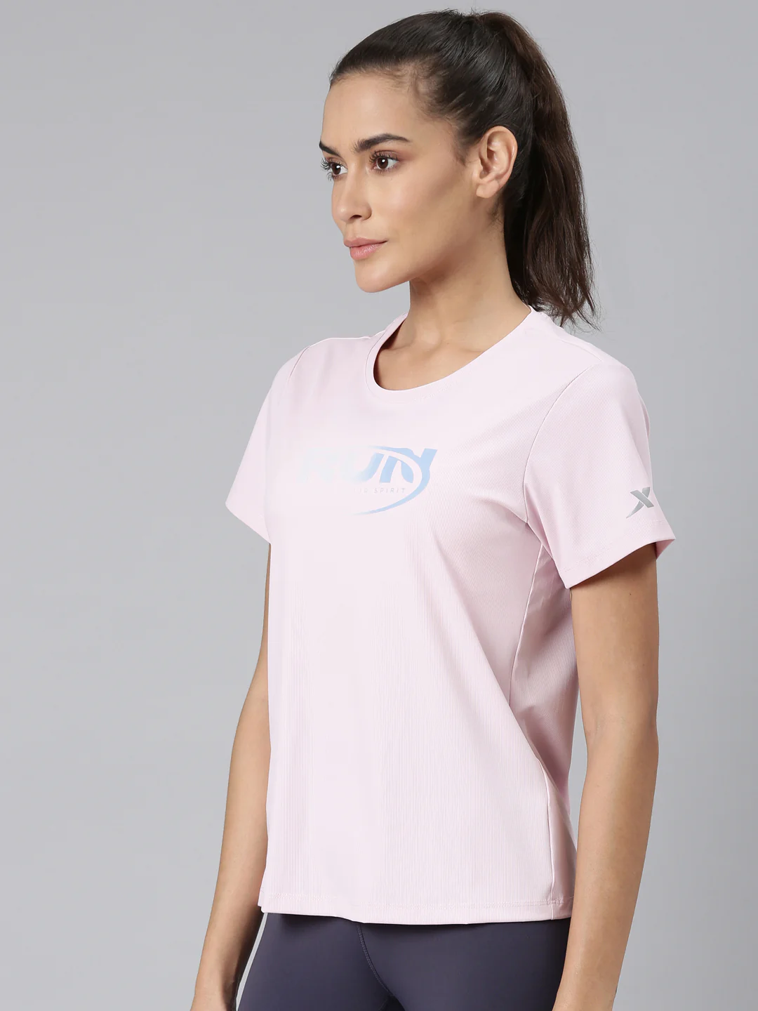 Comfort Short-Sleeve Training T-Shirt - Pink Purple - Image 3