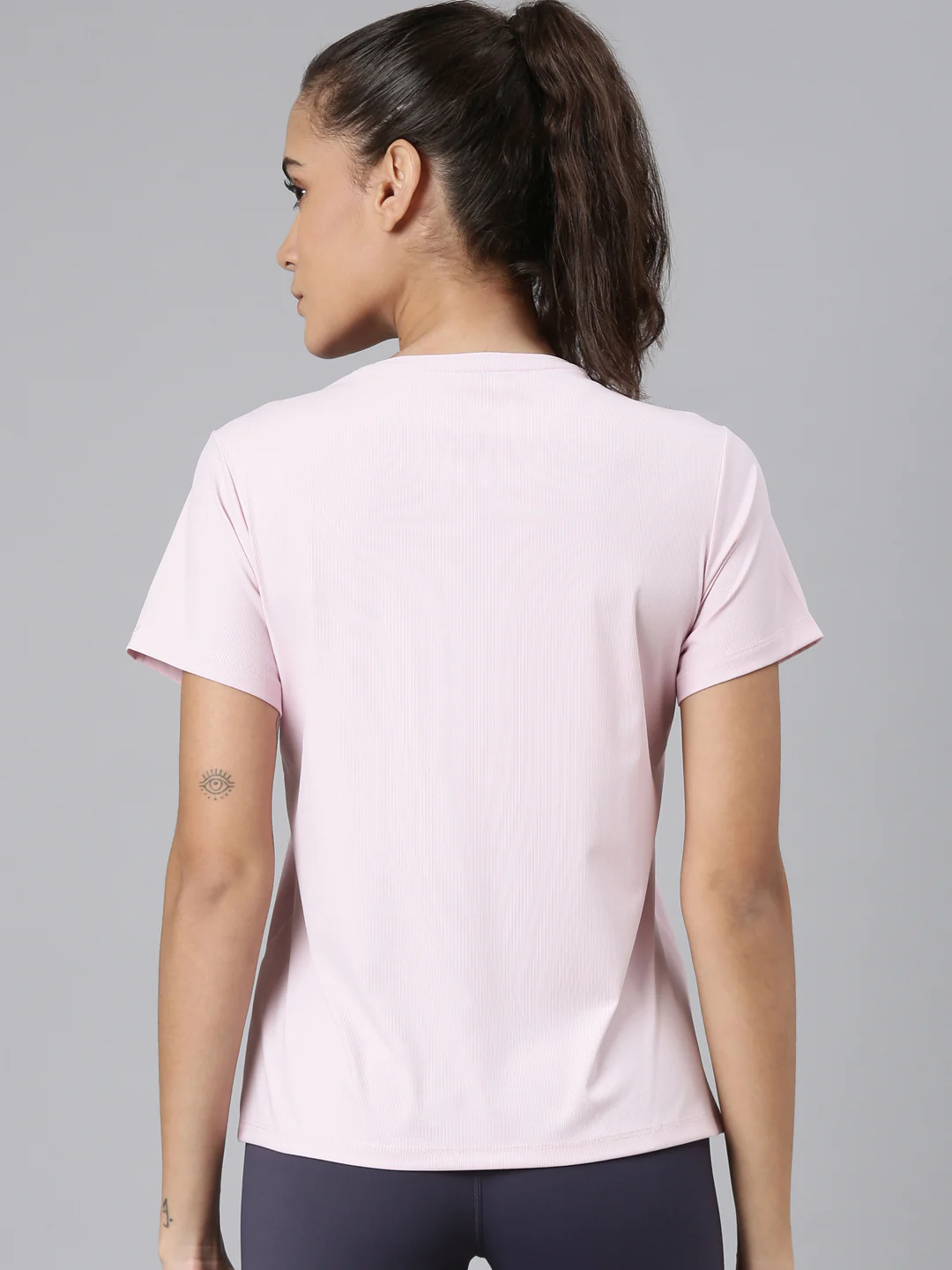 Comfort Short-Sleeve Training T-Shirt - Pink Purple - Image 4