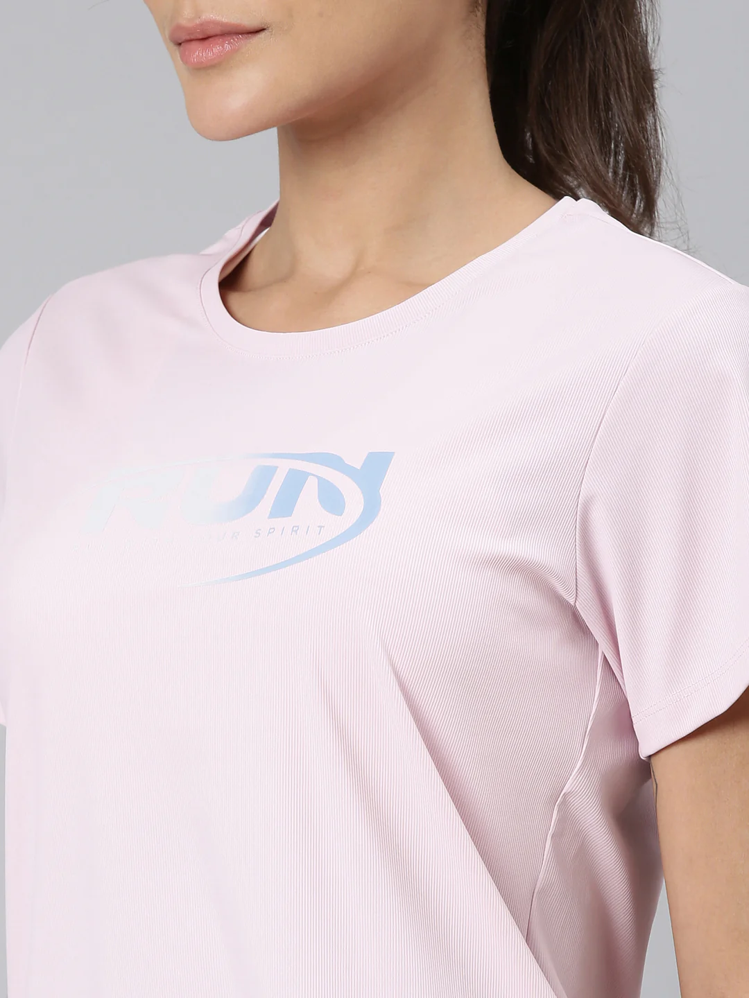 Comfort Short-Sleeve Training T-Shirt - Pink Purple - Image 7